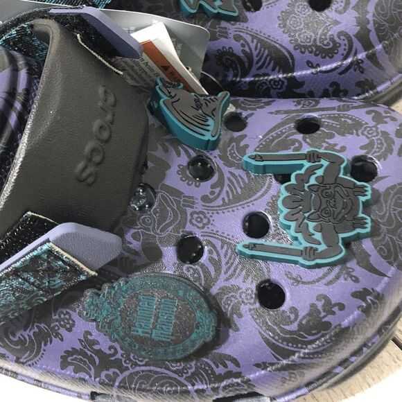 2024 Disney The Haunted Mansion Wallpaper Clogs Crocs Men’s 7 Women\'s 9 New main image 6